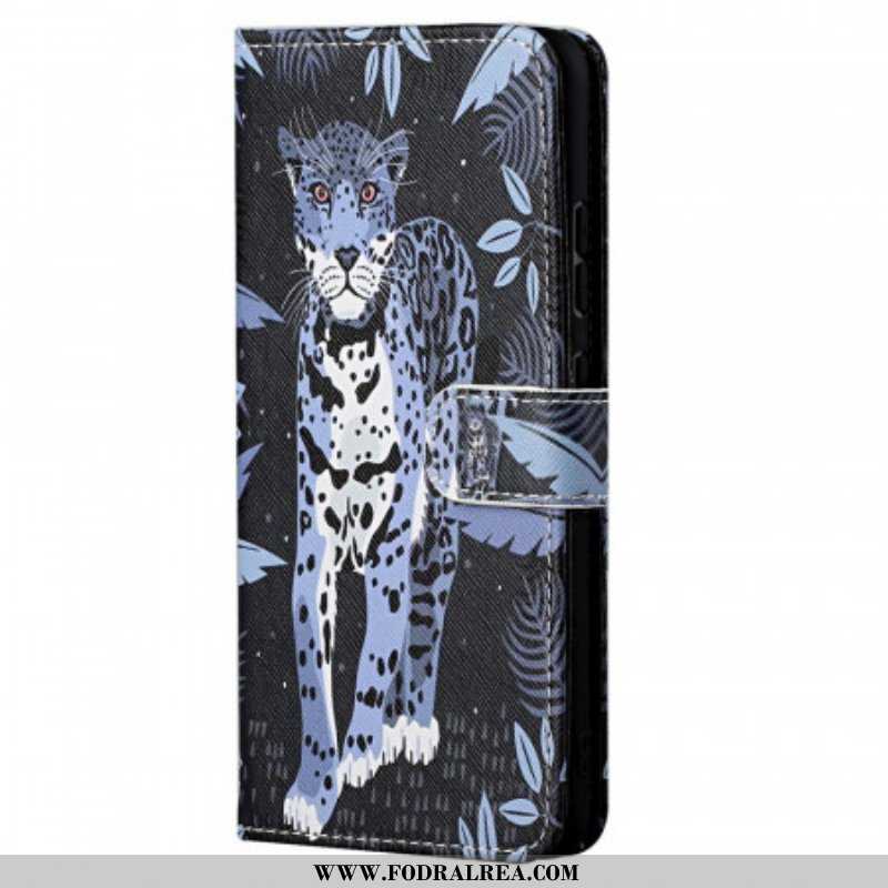 Folio-fodral Xiaomi Redmi Note 11 Pro / 11 Pro 5G Med Kedjar Strappy Leopard