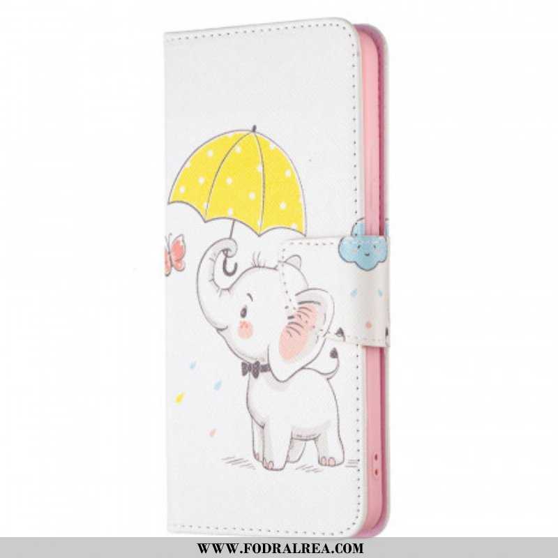 Folio-fodral Xiaomi Redmi Note 11 Pro Plus 5G Baby Elefant