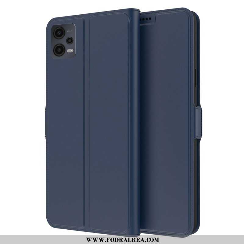 Folio-fodral Xiaomi Redmi Note 12 5G Läderfodral Läder Styling