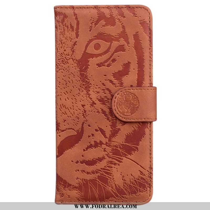 Folio-fodral Xiaomi Redmi Note 12 5G Tiger Fotavtryck