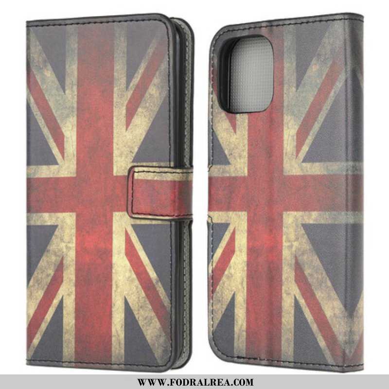 Folio-fodral iPhone 13 Mini Englands Flagga