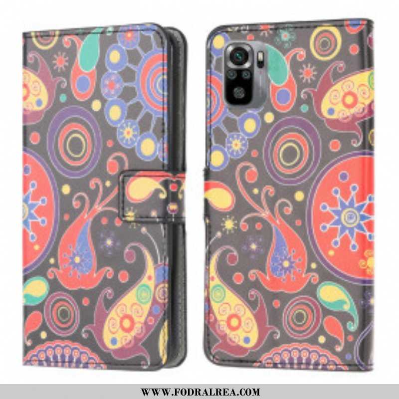 Läderfodral Xiaomi Redmi Note 10 / 10S Galaxy Design