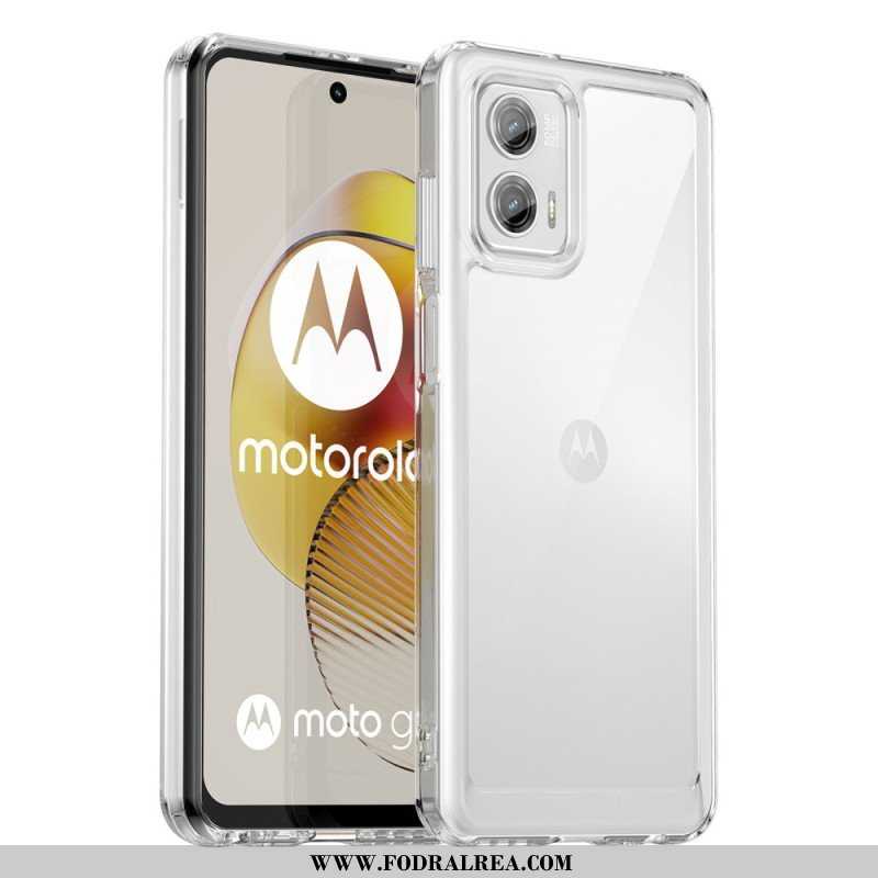 Mobilskal Moto G73 5G Transparent Hybrid