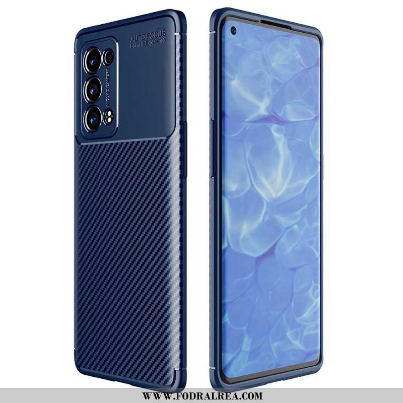 Mobilskal Oppo Reno 6 Pro 5G Kolfiberslang