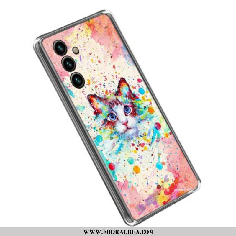 Mobilskal Samsung Galaxy A14 / A14 5G Cat Art