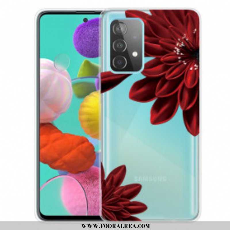 Mobilskal Samsung Galaxy A52 4G / A52 5G / A52s 5G Vilda Blommor