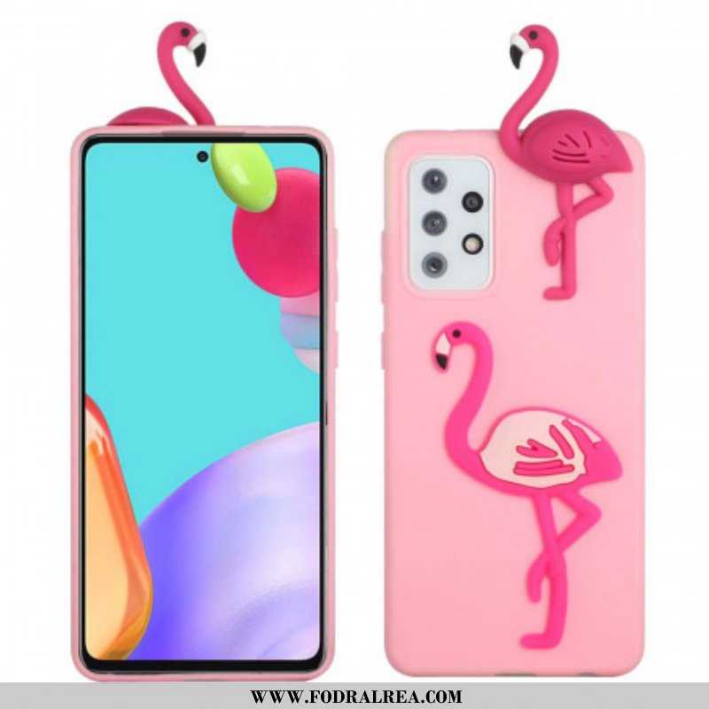 Mobilskal Samsung Galaxy A53 5G 3d Flamingo