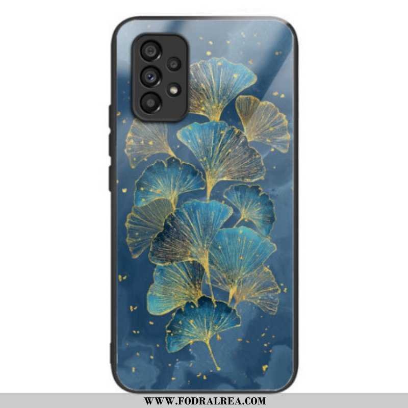 Mobilskal Samsung Galaxy A53 5G Ginkgoblad Av Härdat Glas