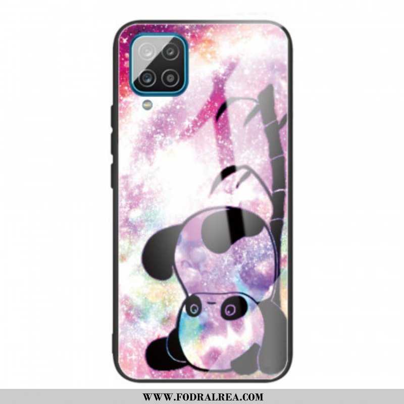 Mobilskal Samsung Galaxy M32 Panda Härdat Glas