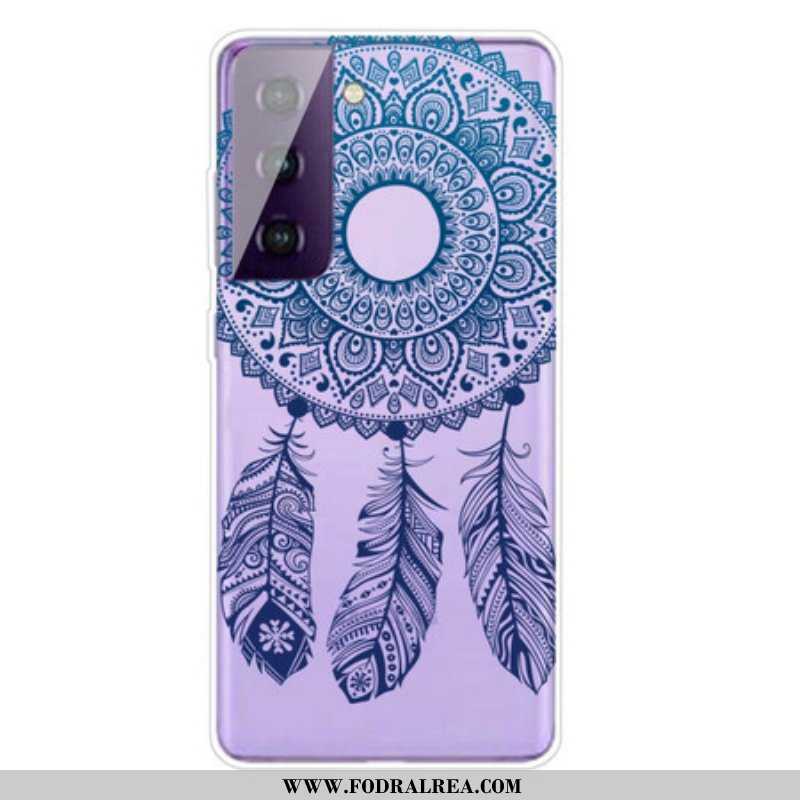 Mobilskal Samsung Galaxy S21 5G Singelblomma Mandala