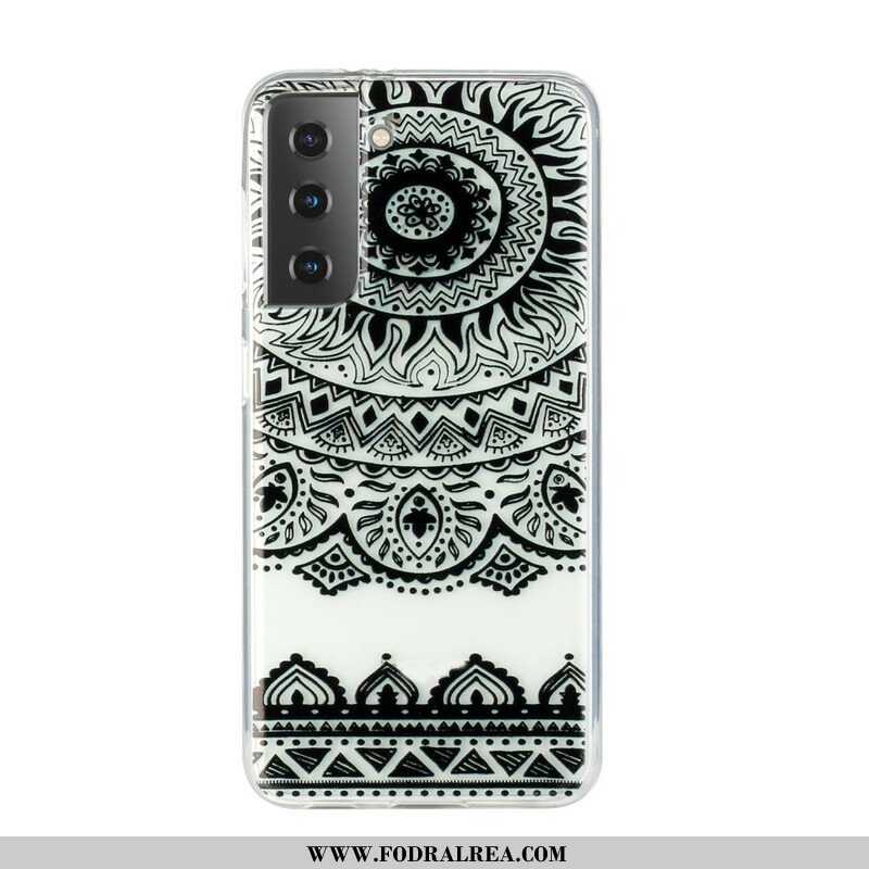 Mobilskal Samsung Galaxy S21 Plus 5G Sömlös Blomma Mandala