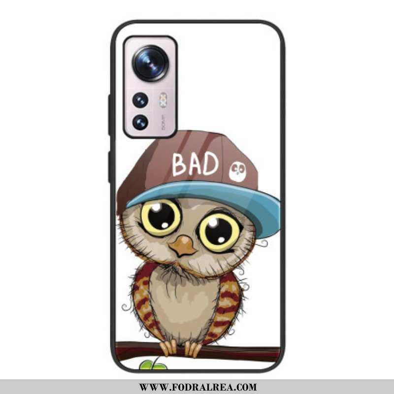 Mobilskal Xiaomi 12 / 12X Bad Owl Härdat Glas