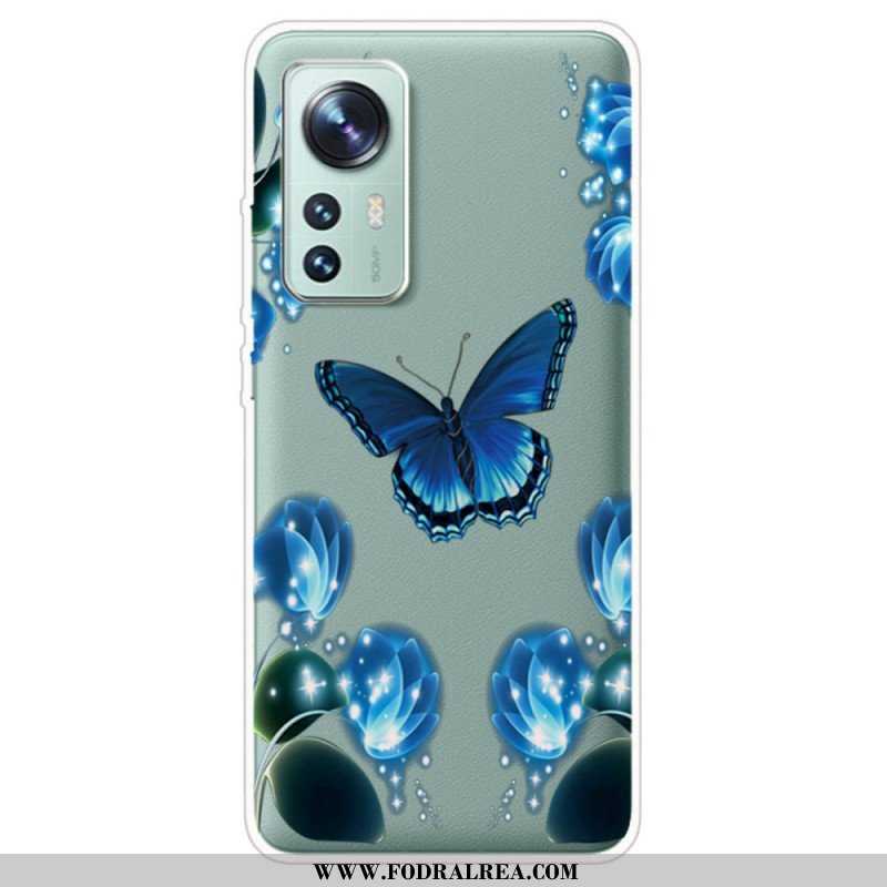 Mobilskal Xiaomi 12 / 12X Enchanted Butterfly Silikon