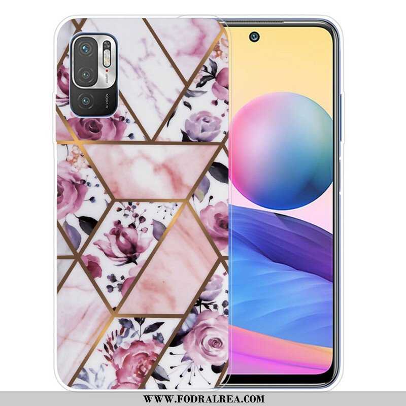 Mobilskal Xiaomi Redmi Note 10 5G Geometrisk Marmor