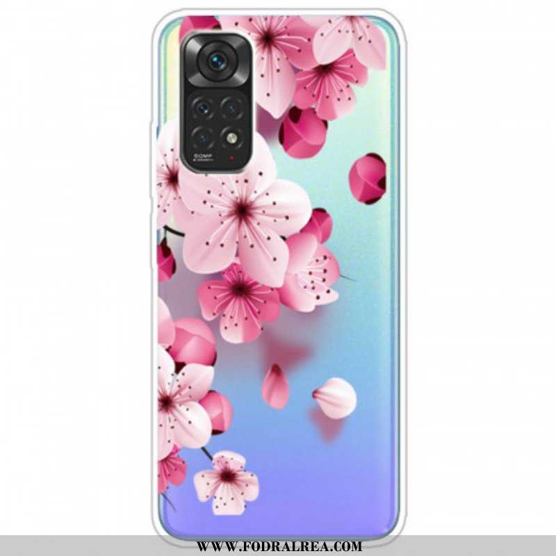 Mobilskal Xiaomi Redmi Note 11 Pro / 11 Pro 5G Små Rosa Blommor