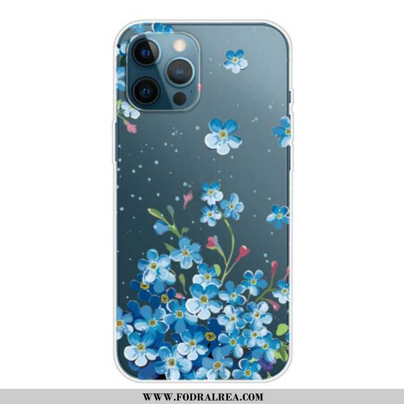 Mobilskal iPhone 13 Pro Max Bukett Blå Blommor