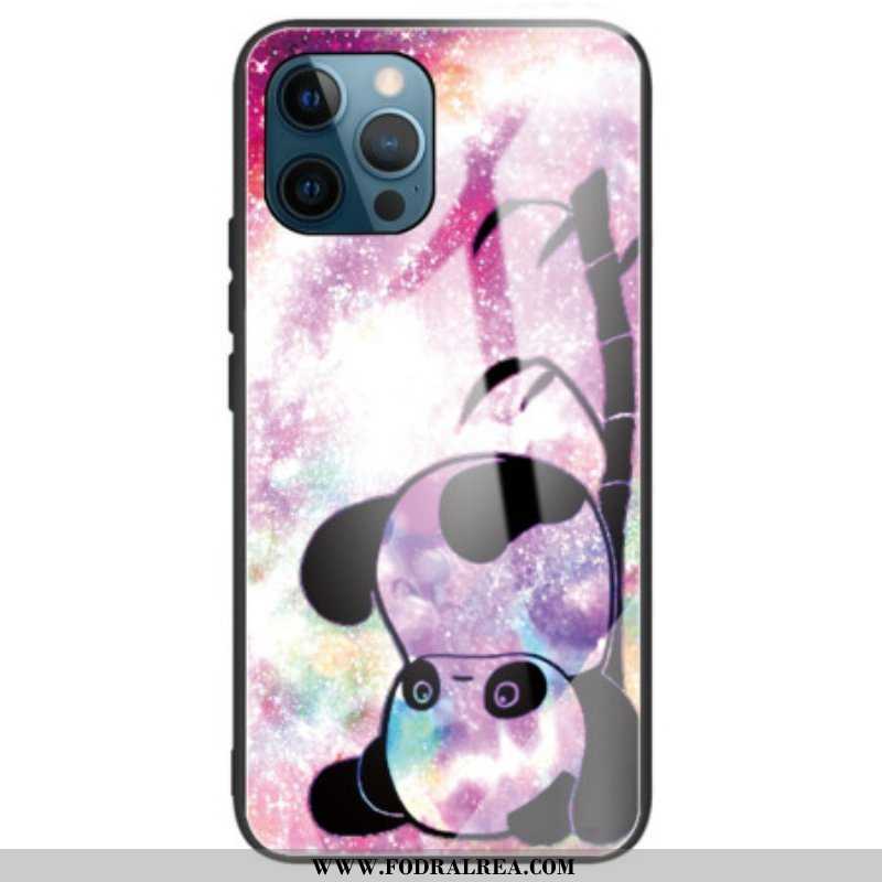 Mobilskal iPhone 14 Pro Max Panda Härdat Glas