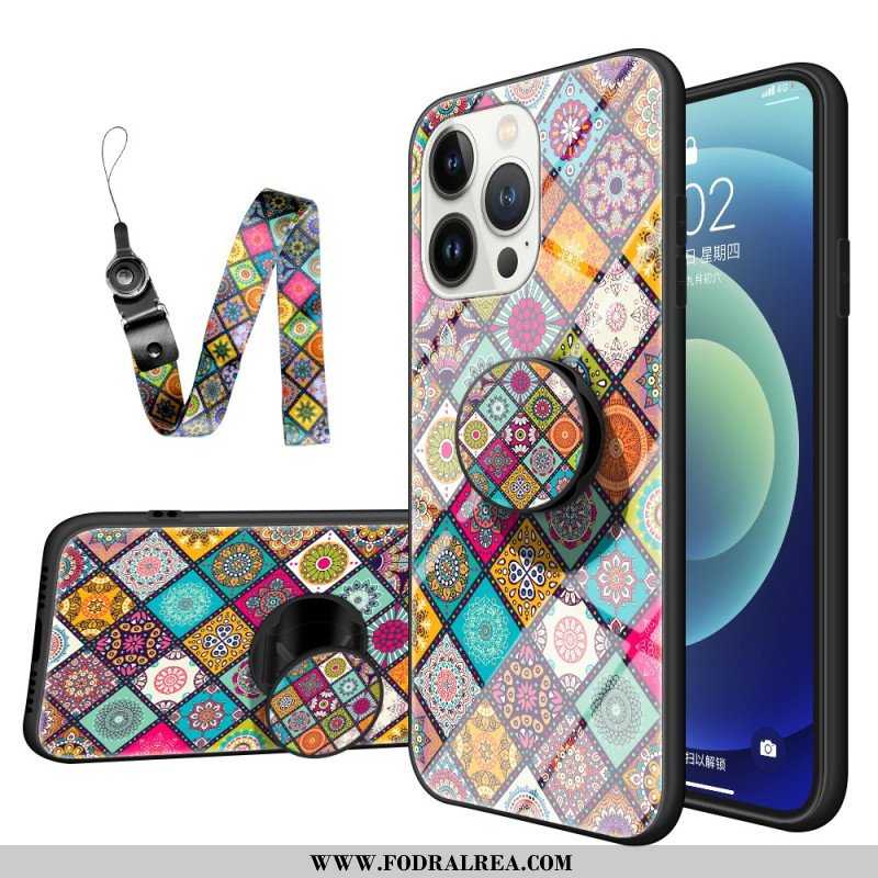 Mobilskal iPhone 15 Pro Patchwork