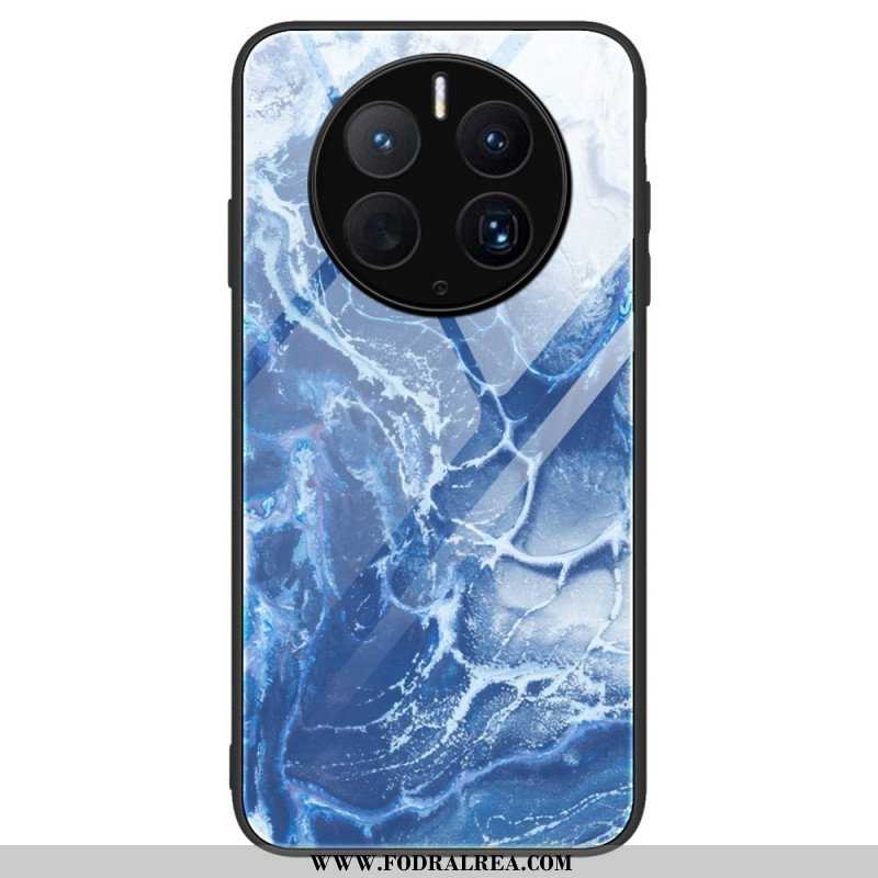 Skal Huawei Mate 50 Pro Snyggt Marmorhärdat Glas