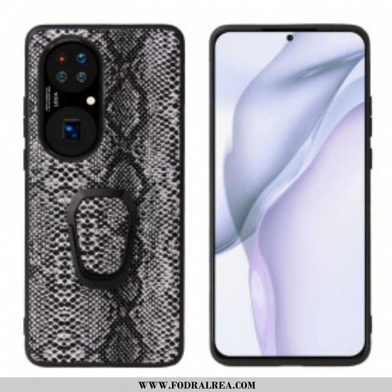 Skal Huawei P50 Snake Style Ring-hållare