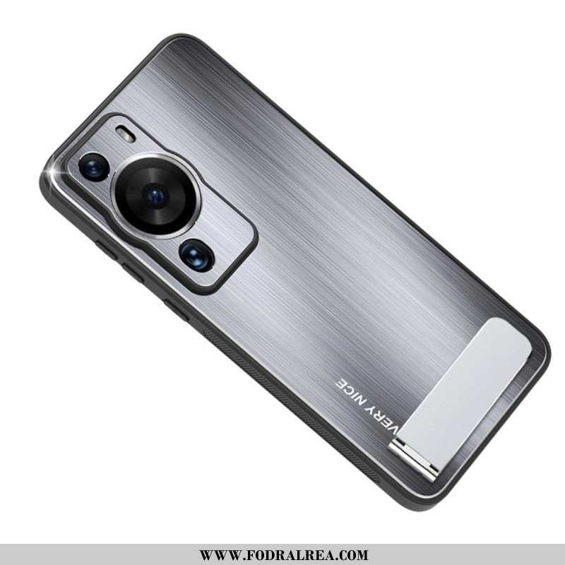 Skal Huawei P60 Pro Borstad Aluminium Med Stöd