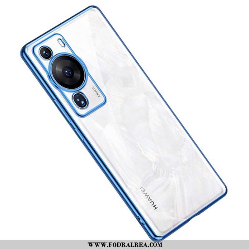 Skal Huawei P60 Pro Transparent Metal Style Kanter Sulada