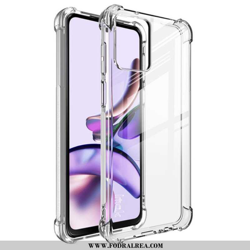 Skal Moto G73 5G Transparent Anti-gulning Imak