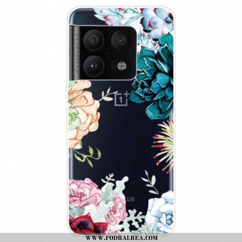 Skal OnePlus 10 Pro 5G Sömlös Akvarell Blommor