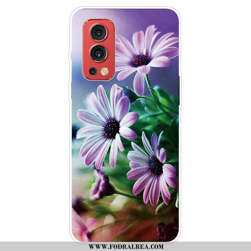 Skal OnePlus Nord 2 5G Realistiska Blommor