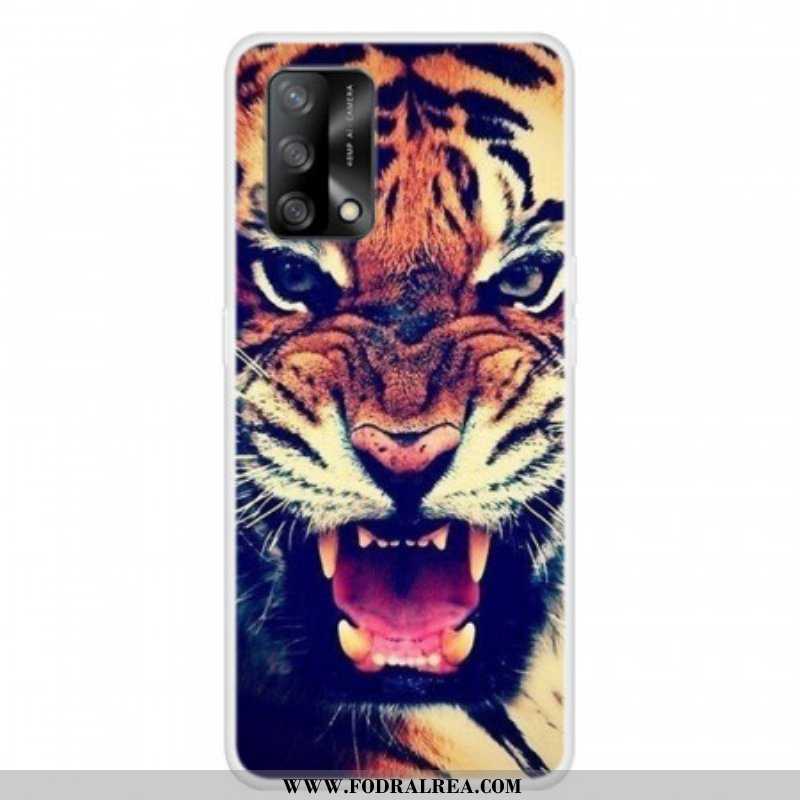 Skal Oppo A74 4G Främre Tiger