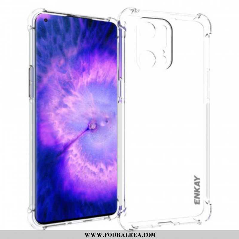 Skal Oppo Find X5 Pro Transparent Enkay