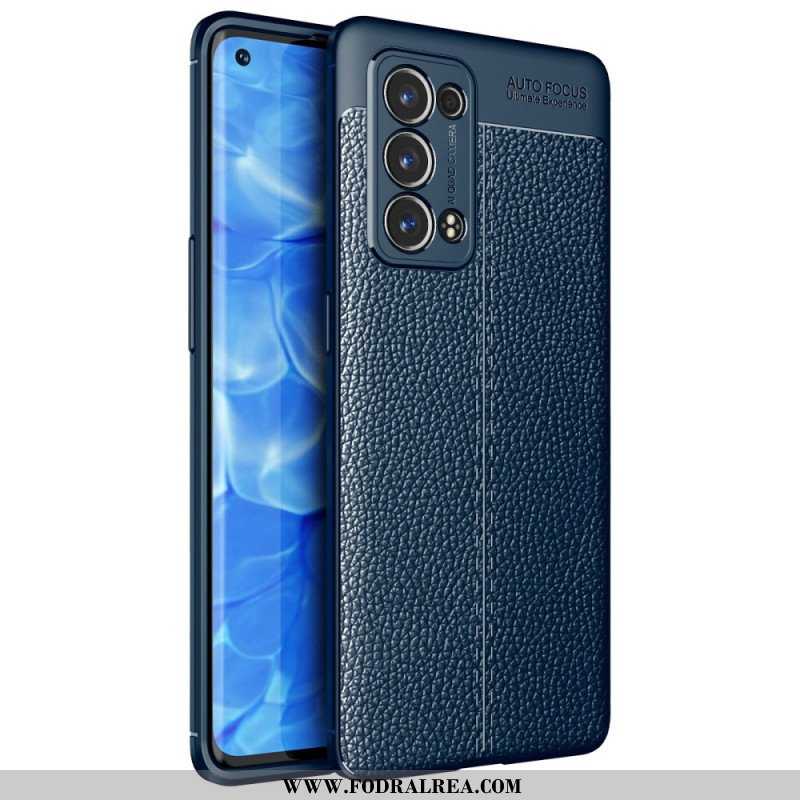 Skal Oppo Reno 6 Pro 5G Litchi Double Line Läder