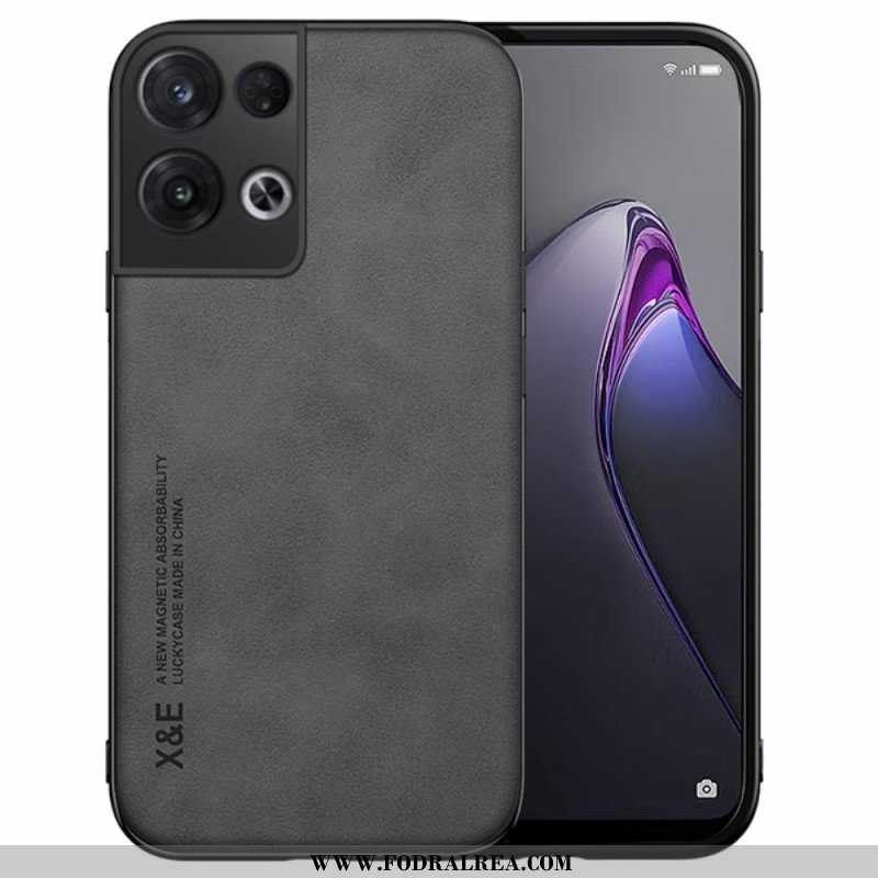 Skal Oppo Reno 8 X&e Lädereffekt