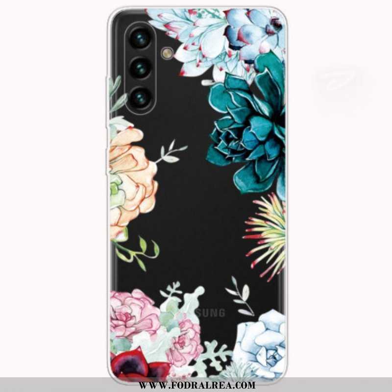 Skal Samsung Galaxy A13 5G / A04s Akvarell Blommor