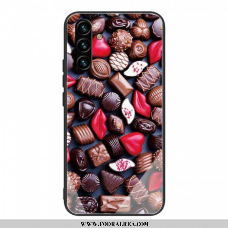 Skal Samsung Galaxy A13 5G / A04s Chokladhärdat Glas