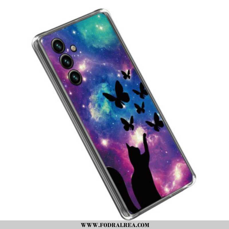 Skal Samsung Galaxy A14 / A14 5G Space Cat Silikon