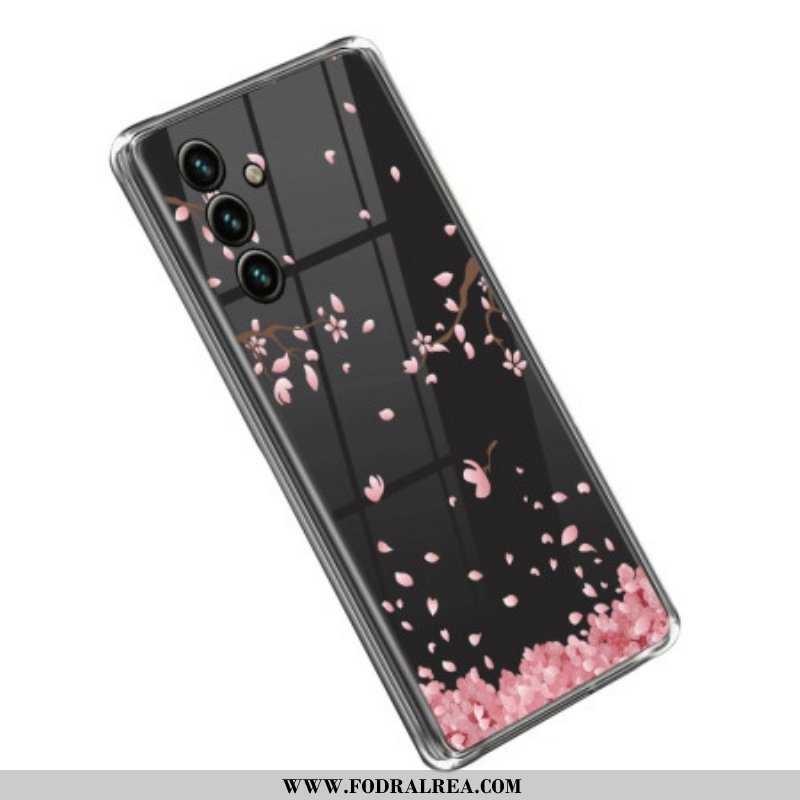 Skal Samsung Galaxy A14 / A14 5G Sömlösa Rosa Blommor