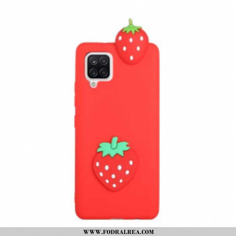 Skal Samsung Galaxy A42 5G 3d Strawberry