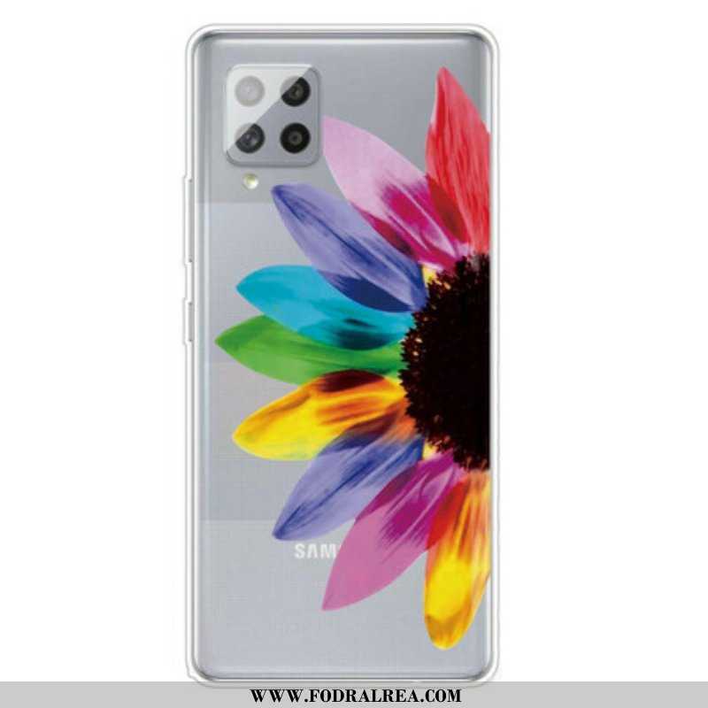 Skal Samsung Galaxy A42 5G Färgglad Blomma