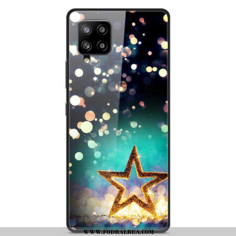 Skal Samsung Galaxy A42 5G Stjärna Härdat Glas