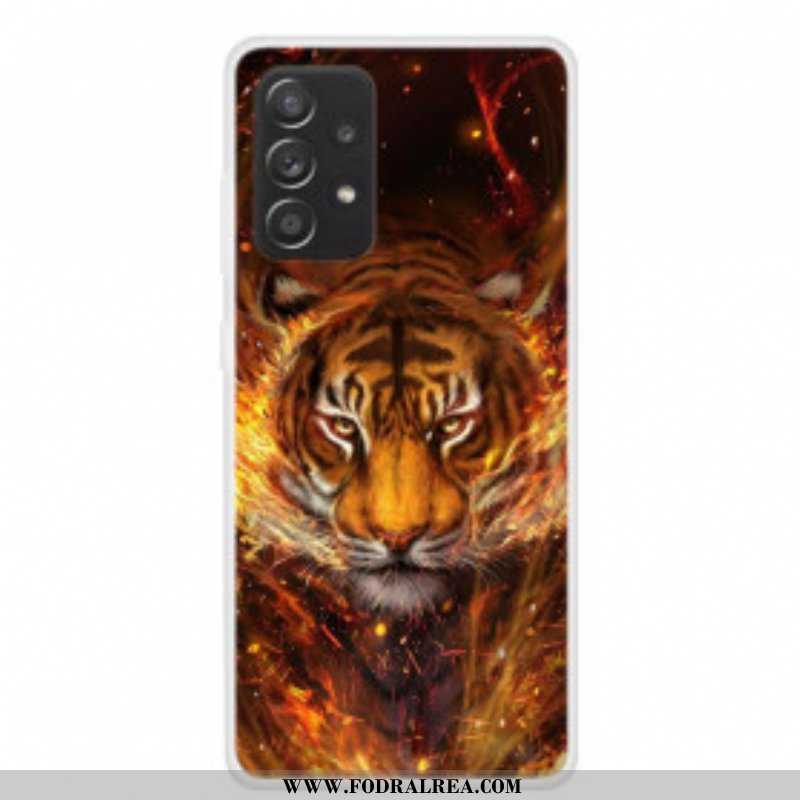 Skal Samsung Galaxy A52 4G / A52 5G / A52s 5G Flexibel Tiger