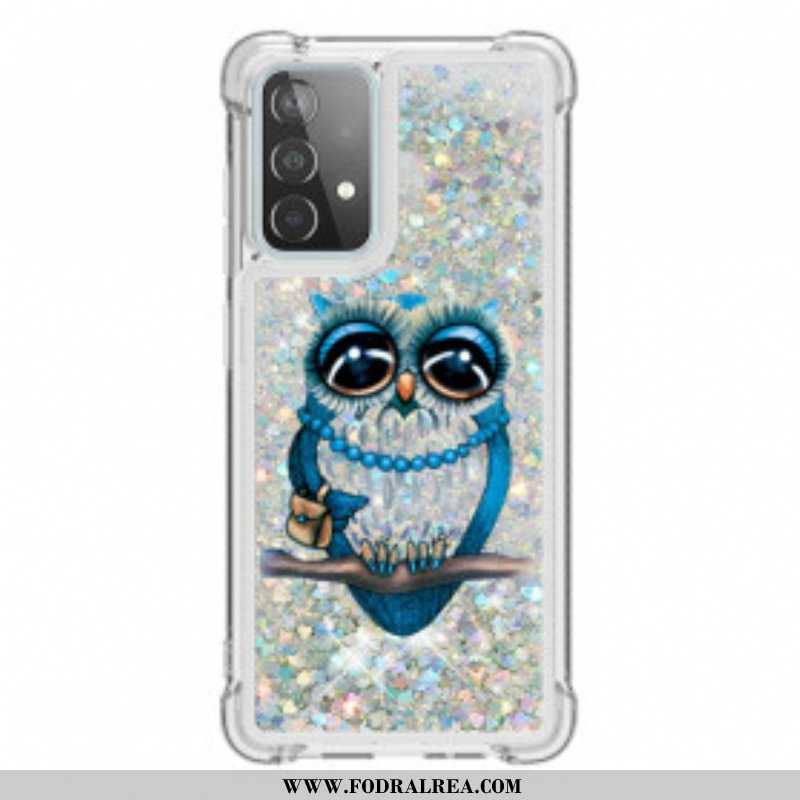 Skal Samsung Galaxy A52 4G / A52 5G / A52s 5G Miss Owl Paljetter