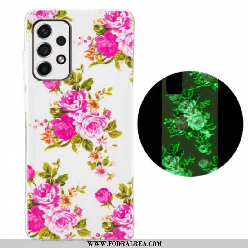 Skal Samsung Galaxy A53 5G Fluorescerande Liberty Flowers