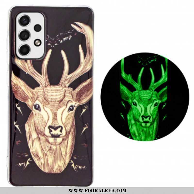 Skal Samsung Galaxy A53 5G Fluorescerande Majestic Deer