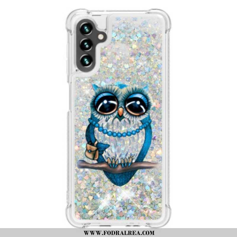 Skal Samsung Galaxy A54 5G Paljetter Miss Owl