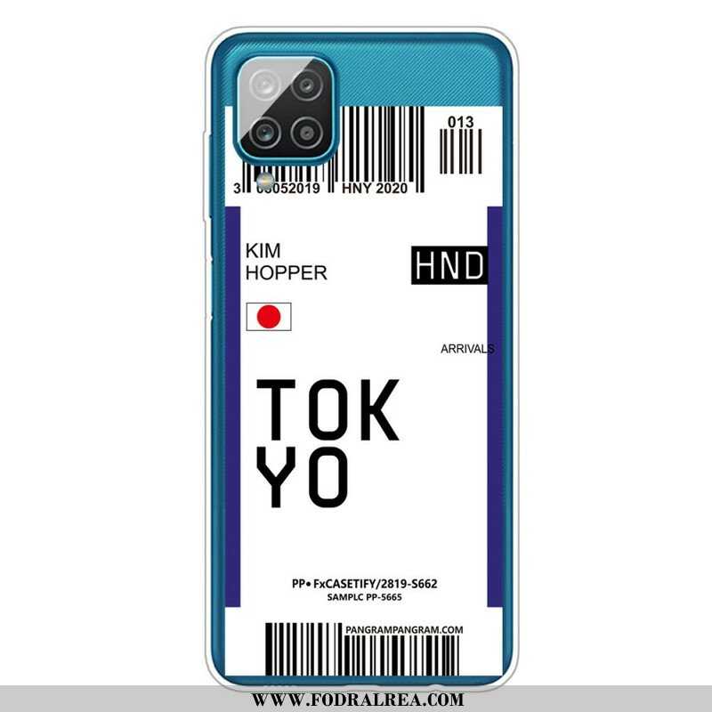 Skal Samsung Galaxy M12 / A12 Boardingkort Till Tokyo