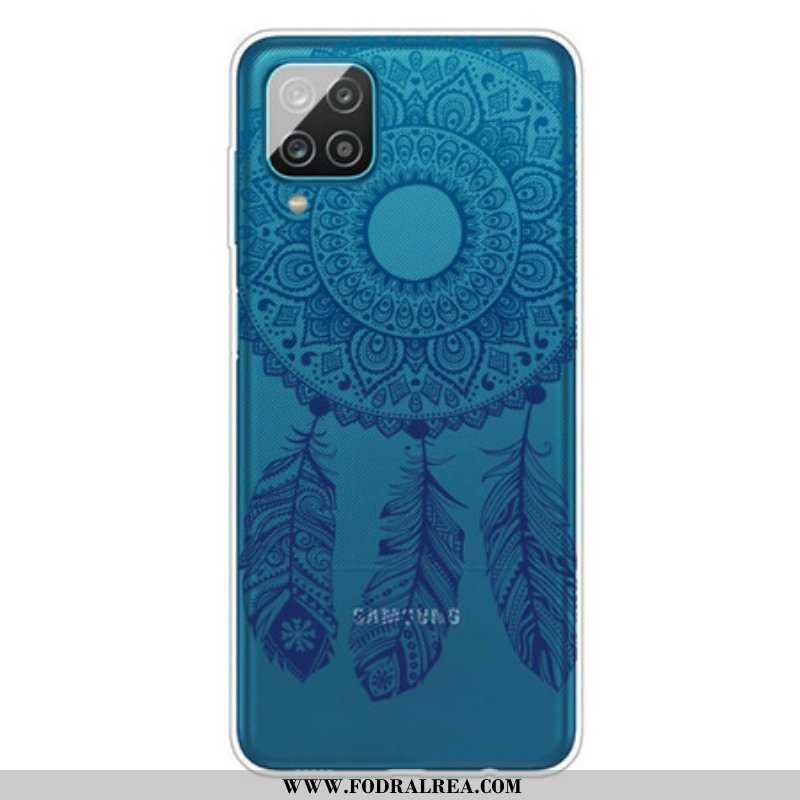 Skal Samsung Galaxy M12 / A12 Singelblomma Mandala