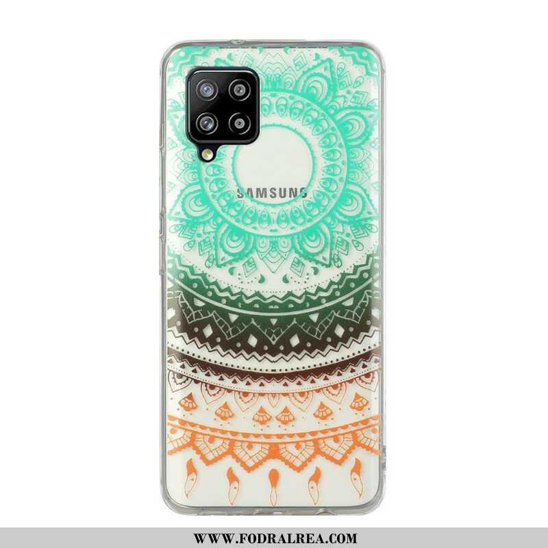 Skal Samsung Galaxy M12 / A12 Sömlösa Blommor Mandala