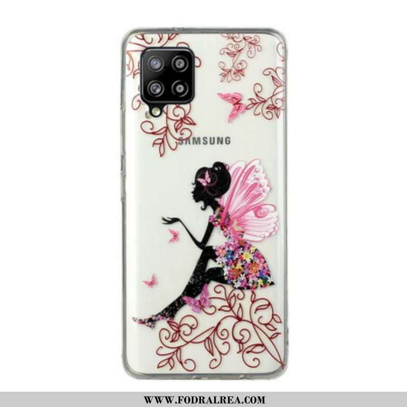 Skal Samsung Galaxy M12 / A12 Transparent Flower Fairy