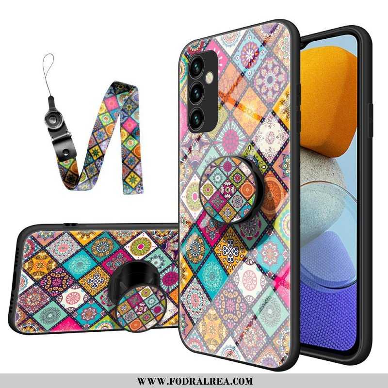 Skal Samsung Galaxy M23 5G Patchwork Magnetisk Hållare